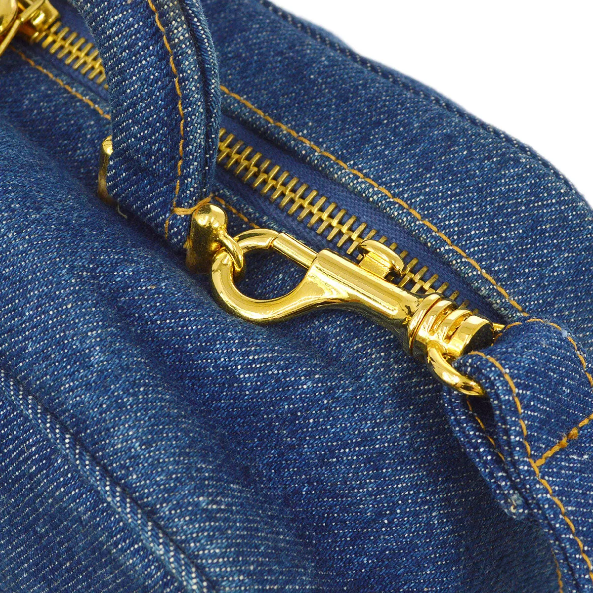 CHANEL 1996-1997 Denim Lunch Box Vanity 00094