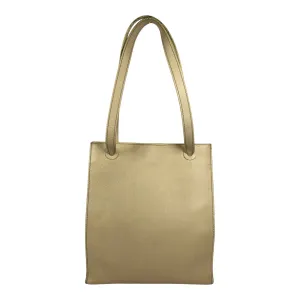 CHANEL   Bag -- Plain Leather CRM W [Designers] Design VINTAGE SHOPPER BAG