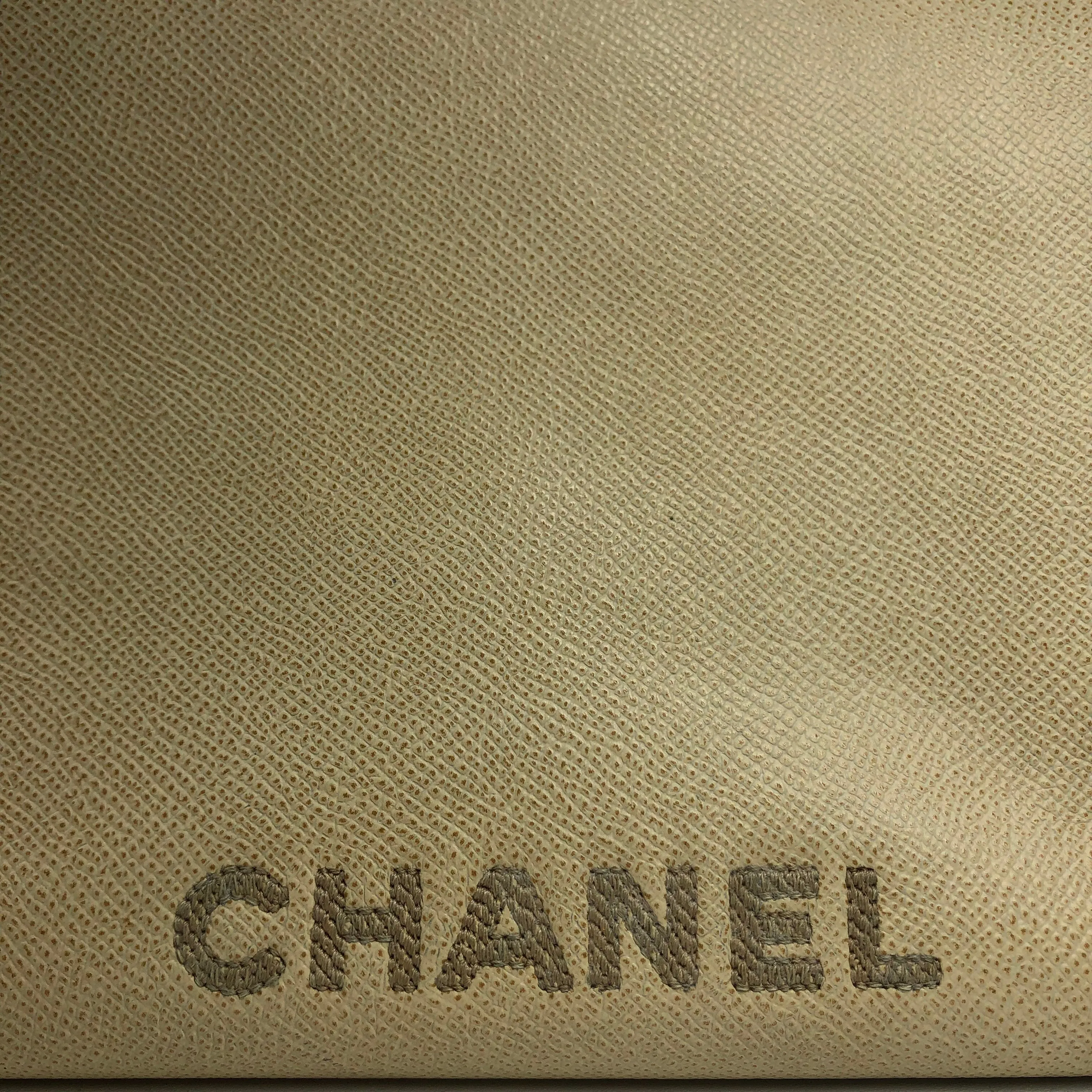 CHANEL   Bag -- Plain Leather CRM W [Designers] Design VINTAGE SHOPPER BAG