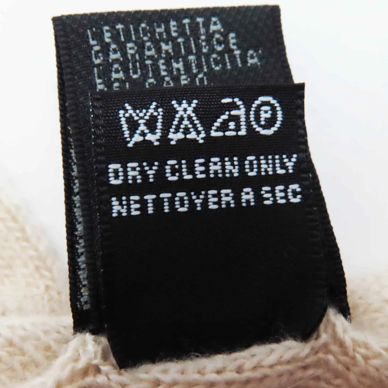 FENDI Scarf wool Ivory beige