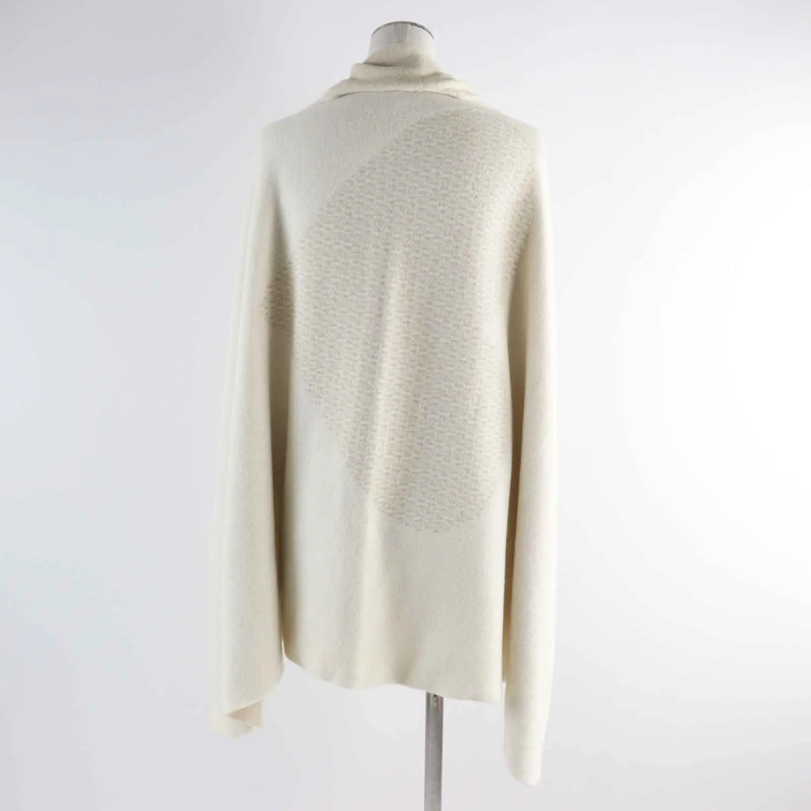 FENDI Scarf wool Ivory beige