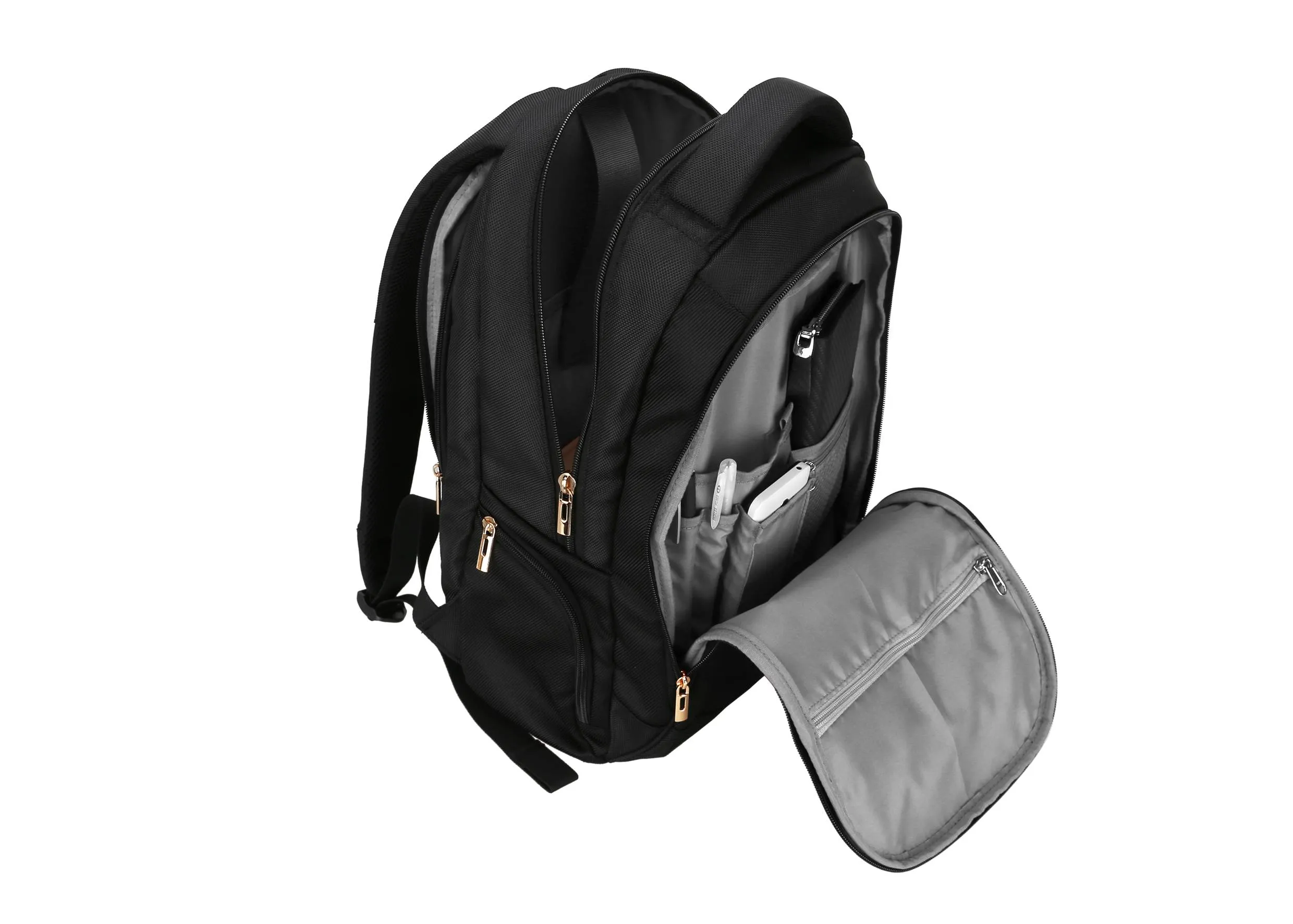 LED Turn Signal Light Reflective Laptop Backpack / Travel / Business / School Bag 20 Liter for Night Cycling Motorcycling Safety