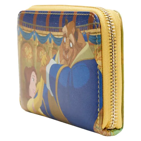 LF Disney Beauty And The Beast Belle Princess Scene ZipAround Wallet