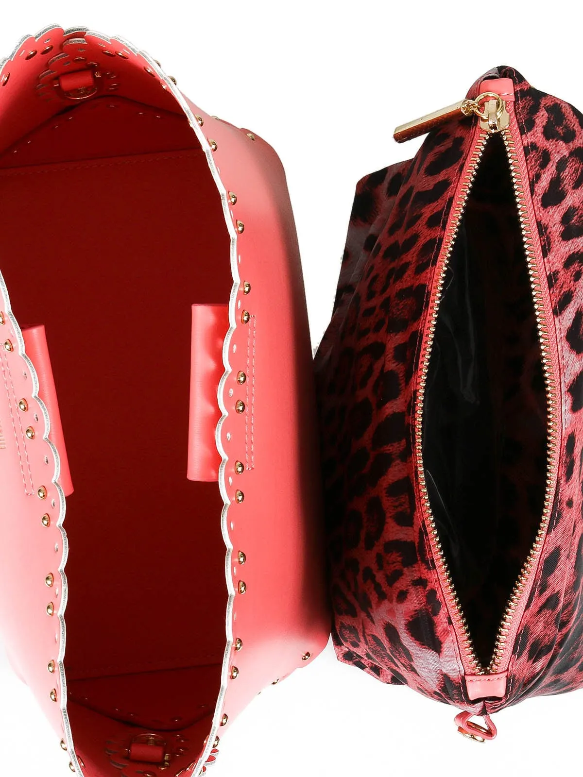 Roberto Cavalli Class GWLPE3 045 Leolace 007 Peach Bucket Bag