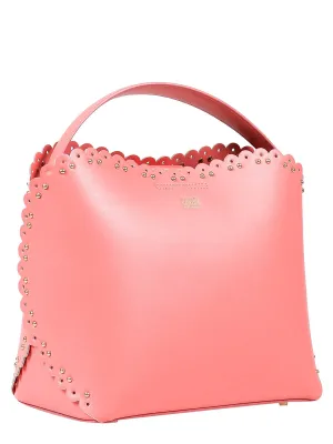 Roberto Cavalli Class GWLPE3 045 Leolace 007 Peach Bucket Bag