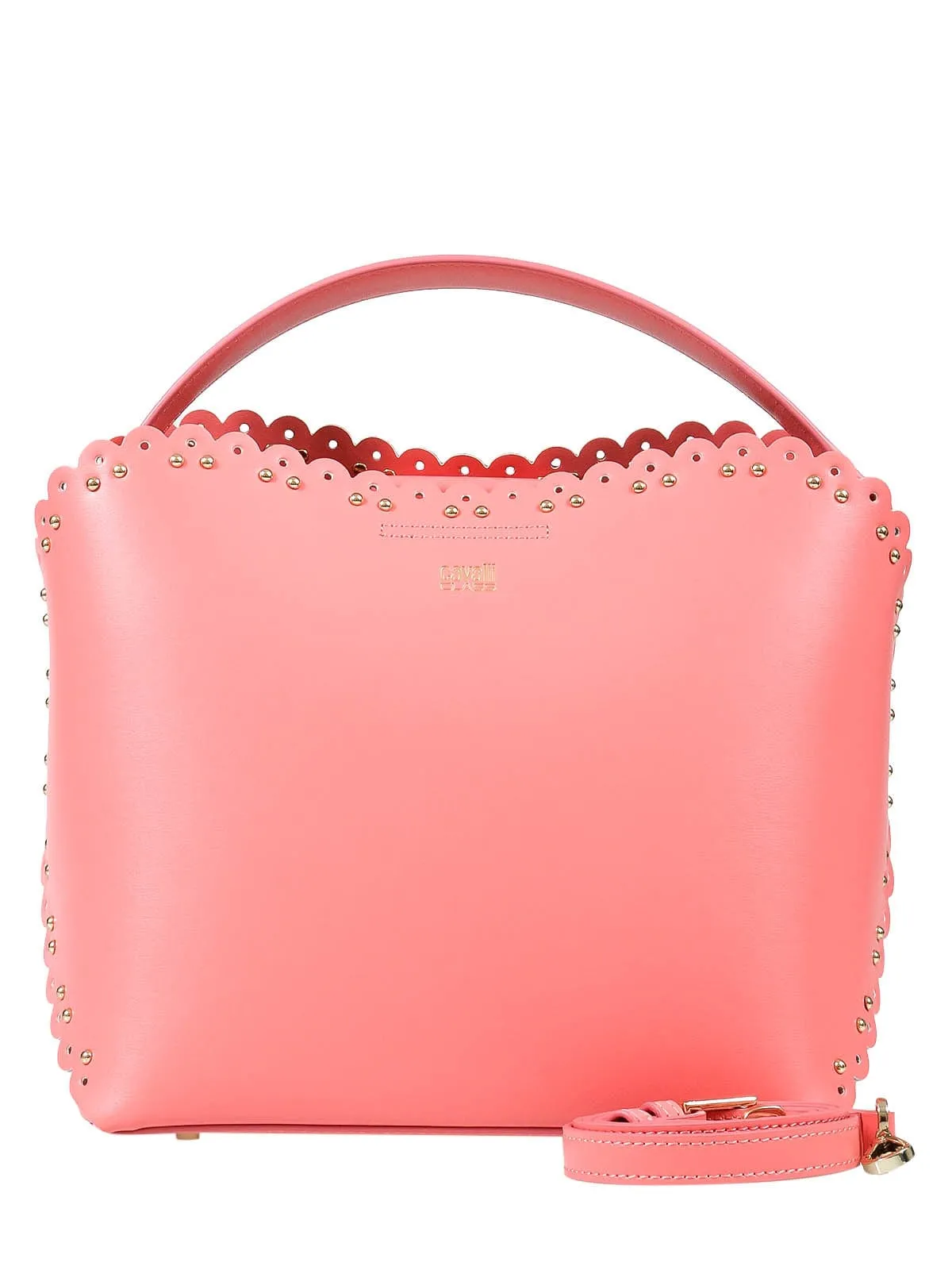 Roberto Cavalli Class GWLPE3 045 Leolace 007 Peach Bucket Bag