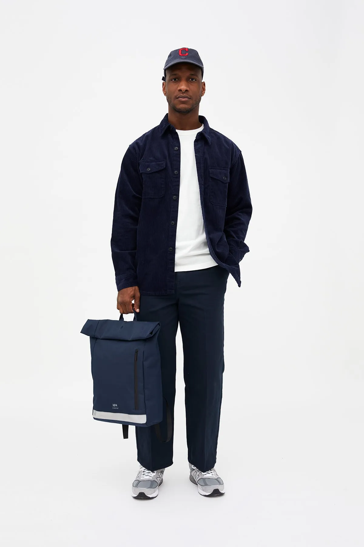 Roll Reflective Backpack Navy