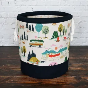 Vintage Camper Themed Bucket Bag